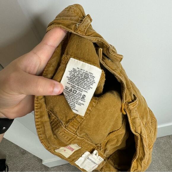 Anthropologie The Wanderer Utility Cargo Crop Pants Honey Tan Size 26 - Picture 5 of 6